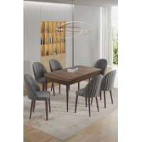 Комплект для столовой Hanah Home Enya Baroque Grey