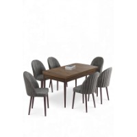 Комплект для столовой Hanah Home Enya Baroque Grey фото №2 — интернет-магазин Desire.md
