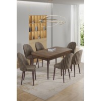 Комплект для столовой Hanah Home Enya Baroque Cappuccino