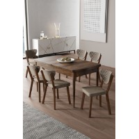 Комплект для столовой Hanah Home Exve Baroque Cappuccino
