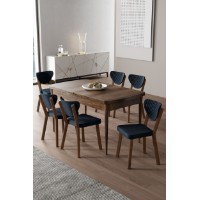 Комплект для столовой Hanah Home Exve Baroque Anthracite