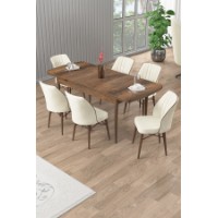 Комплект для столовой Hanah Home Uzi Baroque Cream