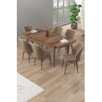 Комплект для столовой Hanah Home Uzi Baroque Brown