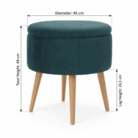 Пуф Atelier Del Sofa Berlin Babyface Emerald фото №7 — интернет-магазин Desire.md