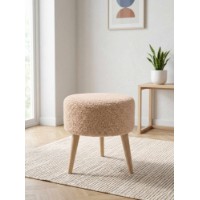 Пуф Atelier Del Sofa Az-Ovl-Ws Cappucino фото №1 — интернет-магазин Desire.md