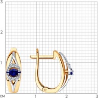 Cercei SOLOVOV JEWELRY 2020775 3g imaginea #3 — magazin online Desire.md