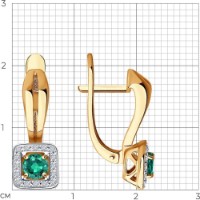 Cercei SOLOVOV JEWELRY 3020435 3,56g imaginea #2 — magazin online Desire.md