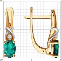 Cercei SOLOVOV JEWELRY 3020595 2,07g imaginea #2 — magazin online Desire.md