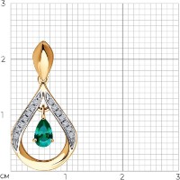 Pandantiv SOLOVOV JEWELRY 3030117 0,95g imaginea #4 — magazin online Desire.md