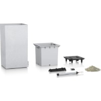Ghiveci Lechuza Canto Stone 30 High Quartz White imaginea #3 — magazin online Desire.md