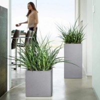 Ghiveci Lechuza Canto Stone 30 High Stone Gray imaginea #2 — magazin online Desire.md