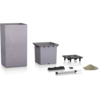 Ghiveci Lechuza Canto Stone 30 High Stone Gray imaginea #6 — magazin online Desire.md