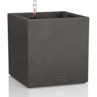Ghiveci Lechuza Canto Stone 30 Low Graphite Black