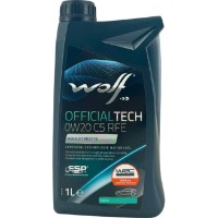 Моторное масло Wolf Officialtech C5 RFE 0W-20 1L