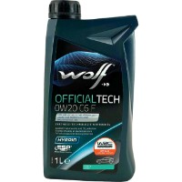 Моторное масло Wolf Officialtech C6 F 0W-20 1L