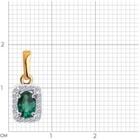 Pandantiv SOLOVOV JEWELRY 3030161 0,78g imaginea #3 — magazin online Desire.md