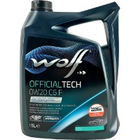 Моторное масло Wolf Officialtech C6 F 0W-20 5L