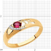 Inel SOLOVOV JEWELRY 4010595 s.17,5 1,68g imaginea #2 — magazin online Desire.md