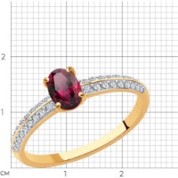 Кольцо SOLOVOV JEWELRY 4010676 s.18,5 1,88g фото №5 — интернет-магазин Desire.md