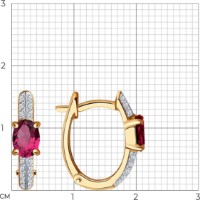 Cercei SOLOVOV JEWELRY 4020473 2,63g imaginea #4 — magazin online Desire.md