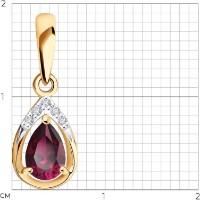 Pandantiv SOLOVOV JEWELRY 4030182 0,67g imaginea #3 — magazin online Desire.md