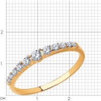 Inel SOLOVOV JEWELRY 51-110-01651-1 s.17 1,31g imaginea #2 — magazin online Desire.md