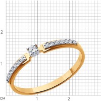 Inel SOLOVOV JEWELRY 51-110-01979-1 s.17,5 1,19g imaginea #2 — magazin online Desire.md