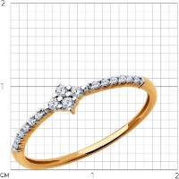 Inel SOLOVOV JEWELRY 51-110-02399-1 s.17,5 1,06g imaginea #2 — magazin online Desire.md