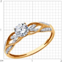 Inel SOLOVOV JEWELRY 51-110-02515-1 s.17 1,7g imaginea #5 — magazin online Desire.md