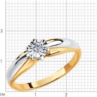 Inel SOLOVOV JEWELRY 1011578 s.17 1,45gr imaginea #4 — magazin online Desire.md