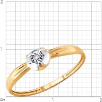 Inel SOLOVOV JEWELRY 1012906 s.17,5 1,08g imaginea #2 — magazin online Desire.md