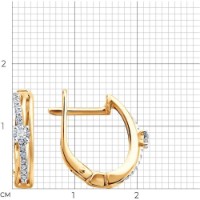 Cercei SOLOVOV JEWELRY 1020827 2,61g imaginea #2 — magazin online Desire.md