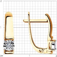 Серьги SOLOVOV JEWELRY 1021311 2,3g фото №5 — интернет-магазин Desire.md