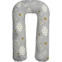 Husă pernă pentru alaptare Holala Kids Grey Clouds U