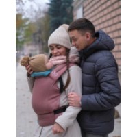 Marsupiu pentru copii Holala Kids Premium By Bagy Tea Rose imaginea #2 — magazin online Desire.md