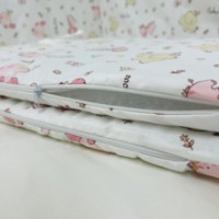 Protectie laterala pentru patut Holala Kids Pro Tiny Pink Friends 120x60cm imaginea #2 — magazin online Desire.md