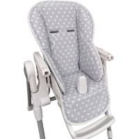 Чехол на стульчик для кормления Holala Kids Pro White/Grey Dots