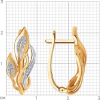 Cercei SOLOVOV JEWELRY 1021626 3,89g imaginea #3 — magazin online Desire.md