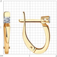 Cercei SOLOVOV JEWELRY 1021832 1,58g imaginea #3 — magazin online Desire.md