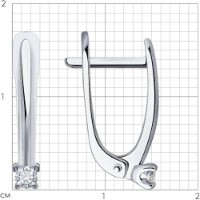 Cercei SOLOVOV JEWELRY 1021870-3 1,49g imaginea #4 — magazin online Desire.md