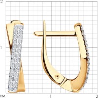 Cercei SOLOVOV JEWELRY 1021932 2,05g imaginea #3 — magazin online Desire.md