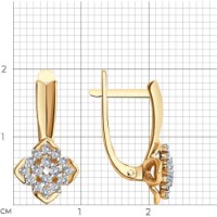 Cercei SOLOVOV JEWELRY 1022167 2,78g imaginea #4 — magazin online Desire.md