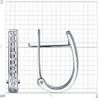 Cercei SOLOVOV JEWELRY 1022206-3 1,48g imaginea #3 — magazin online Desire.md