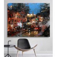 Картина ArtShop Night City 90x60cm (PAI112-P-L)