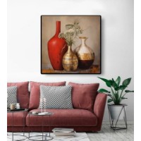 Pictură ArtShop Vases with Flowers 100x100cm (PAI261)