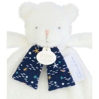 Jucărie de pluș Doudou Bear White 26cm (DC4316) imaginea #2 — magazin online Desire.md