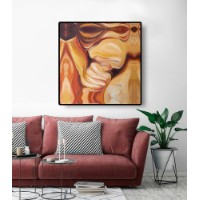 Картина ArtShop Beige Abstraction 60x60cm (PA14-L)