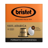 Capsule pentru aparatele de cafea Bristot Nespresso Arabica 30pcs