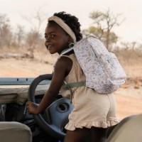 Rucsac pentru copii Little Dutch Safari Friends 29cm White (LD4921) imaginea #2 — magazin online Desire.md