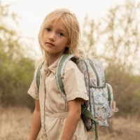Rucsac pentru copii Little Dutch Safari Friends White (LD4920) imaginea #4 — magazin online Desire.md